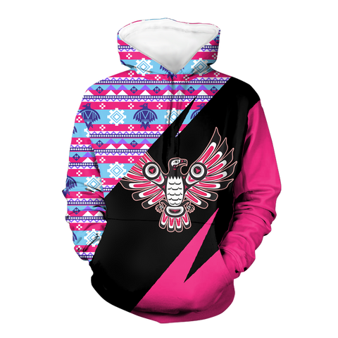 Powwow StoreHD0012174 Pattern Native Pride 3D Hoodie