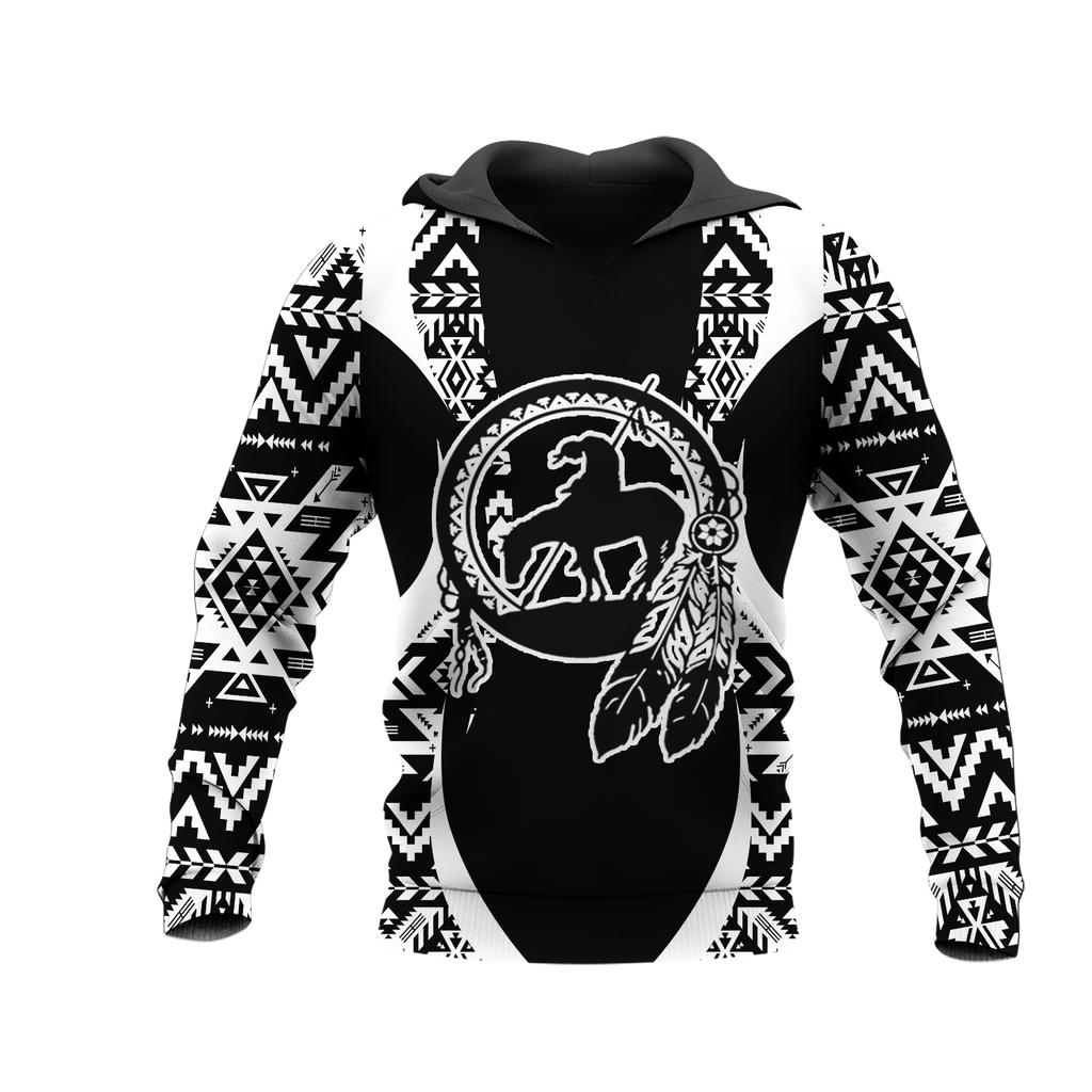 Powwow StoreHD0012190 Pattern Native Pride 3D Hoodie