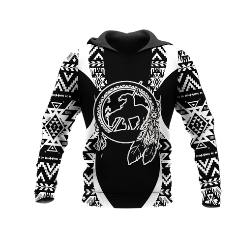 Powwow StoreHD0012190 Pattern Native Pride 3D Hoodie