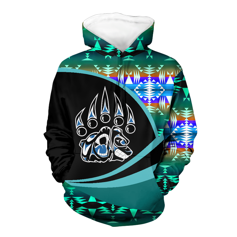 Powwow StoreHD0011511 Pattern Native Pride 3D Hoodie