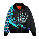 KFLO0023 Pattern Native American Unisex Knitted Fleece Lapel Outwear