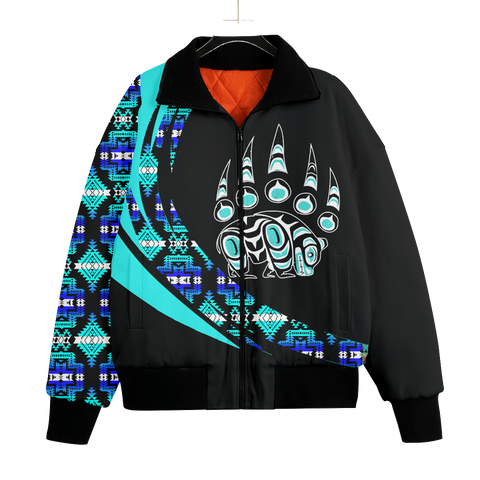 KFLO0023 Pattern Native American Unisex Knitted Fleece Lapel Outwear