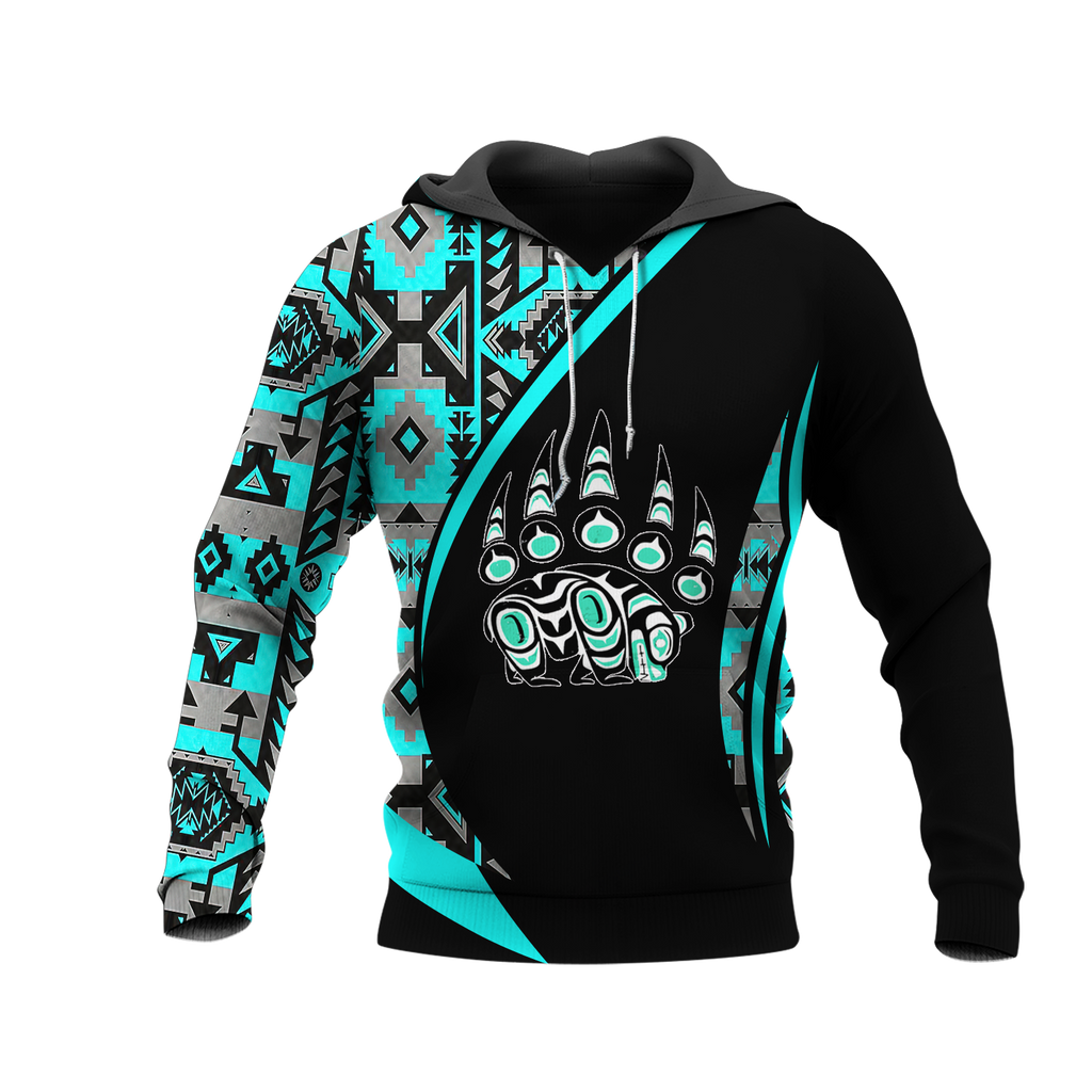 Powwow StoreHD0011877 Pattern Native Pride 3D Hoodie