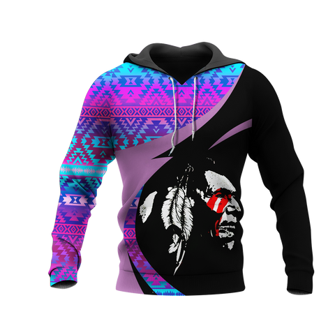 Powwow StoreHD0011312 Pattern Native Pride 3D Hoodie