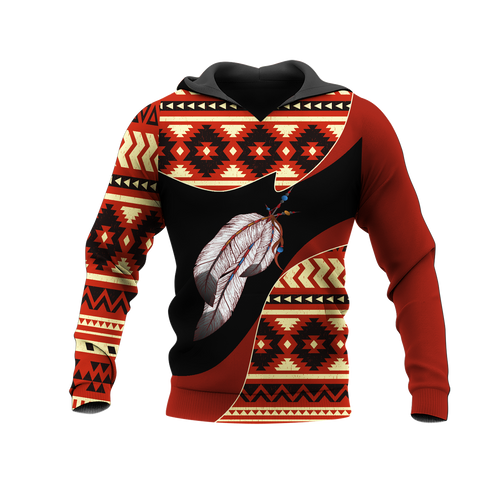 Powwow StoreHD0012029 Pattern Native Pride 3D Hoodie