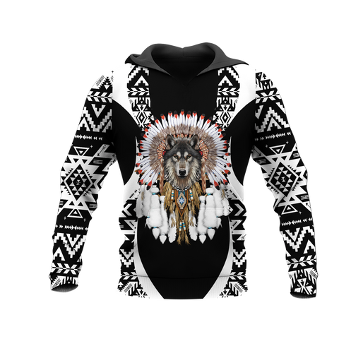 Powwow StoreHD0012191 Pattern Native Pride 3D Hoodie