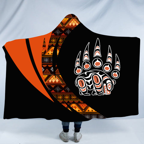 HDB00151 Pattern Native American Design Hooded Blanket