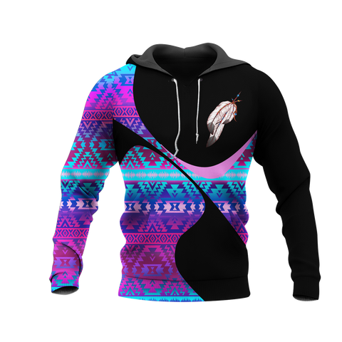 Powwow StoreHD0011682 Pattern Native Pride 3D Hoodie