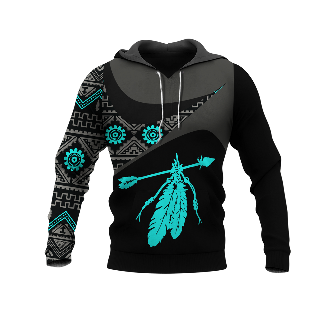 Powwow StoreHD0011444 Pattern Native Pride 3D Hoodie