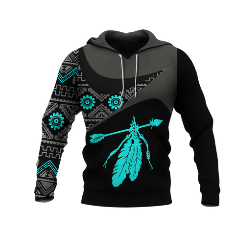 Powwow StoreHD0011444 Pattern Native Pride 3D Hoodie