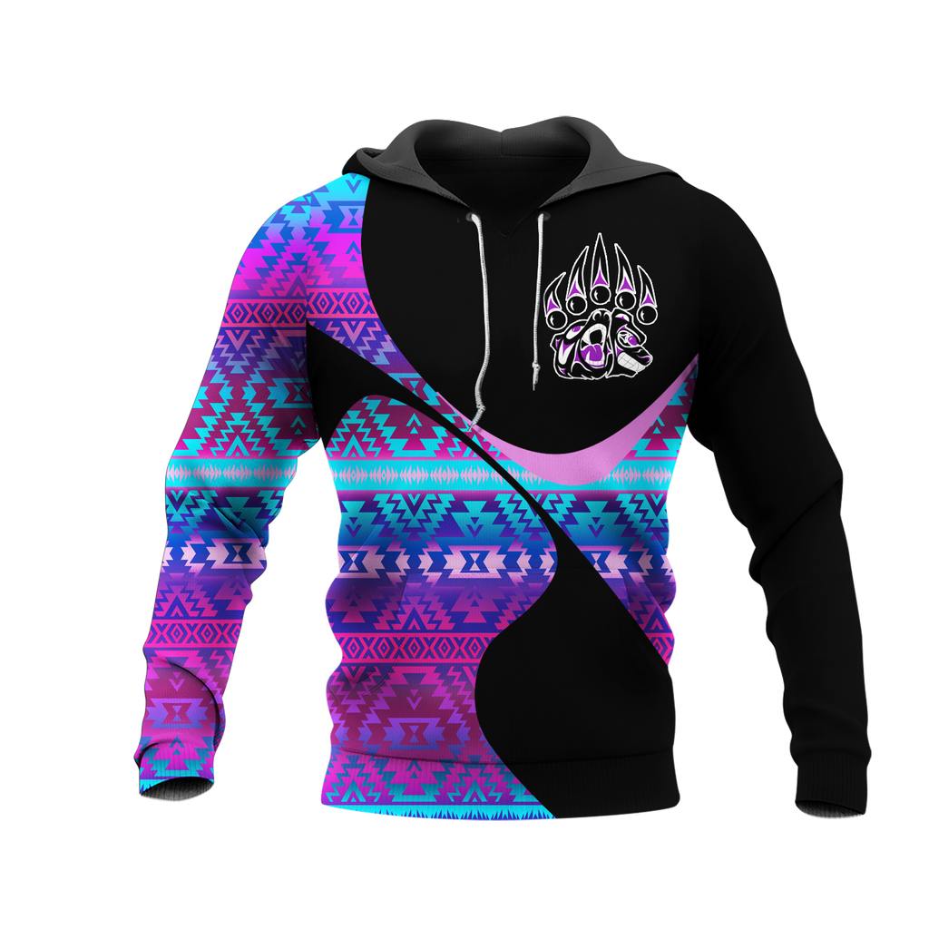 Powwow StoreHD0011683 Pattern Native Pride 3D Hoodie