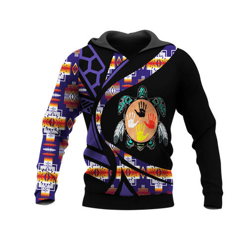 Powwow StoreHD0012425 Pattern Native Pride 3D Hoodie