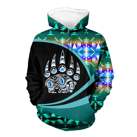 Powwow StoreHD0011512 Pattern Native Pride 3D Hoodie