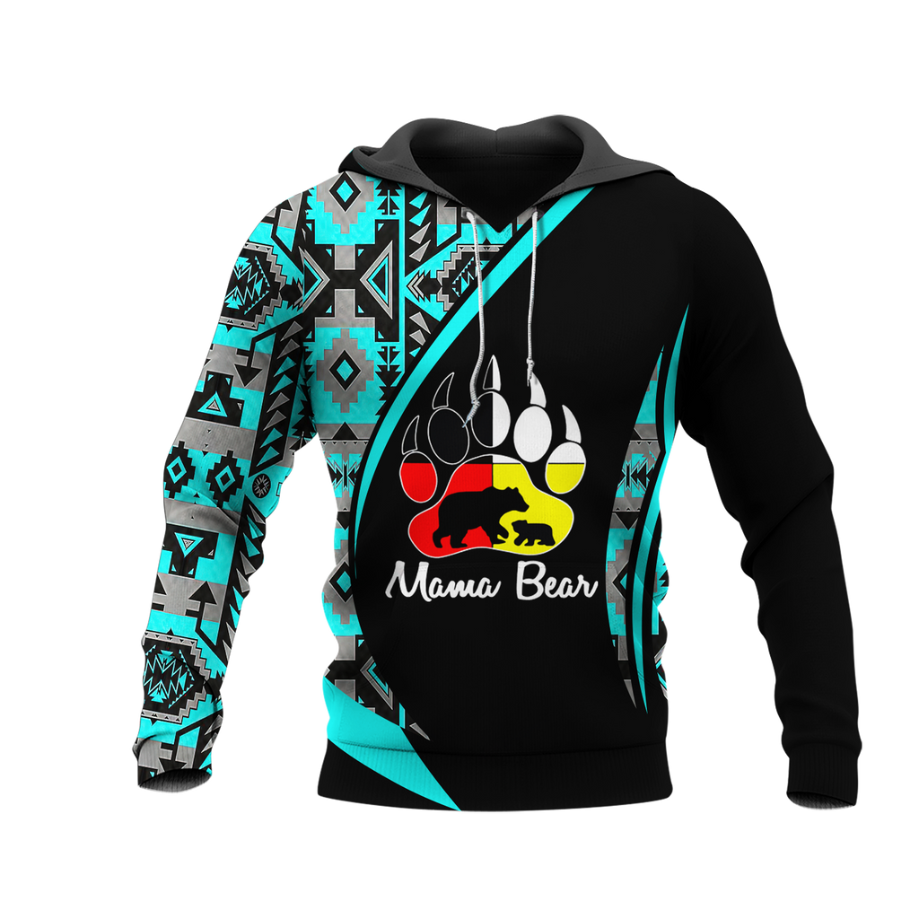 Powwow StoreHD0011878 Pattern Native Pride 3D Hoodie