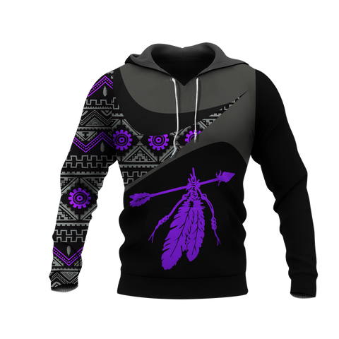 Powwow StoreHD0011446 Pattern Native Pride 3D Hoodie