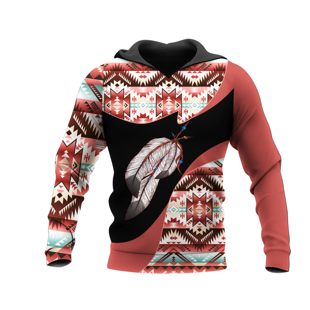 Powwow StoreHD0012030 Pattern Native Pride 3D Hoodie