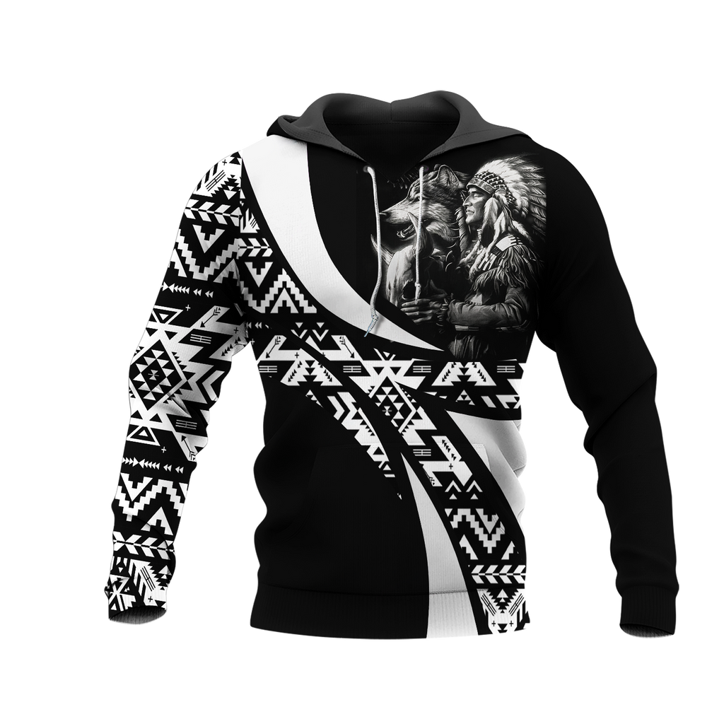 Powwow StoreHD0011830 Pattern Native Pride 3D Hoodie