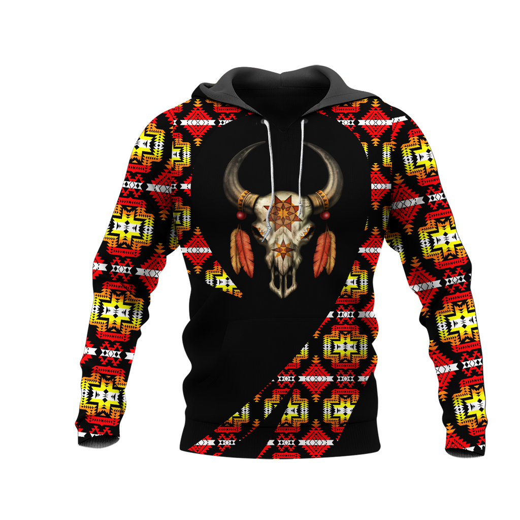 Powwow StoreHD0011612 Pattern Native Pride 3D Hoodie