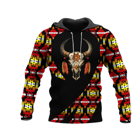 Powwow StoreHD0011612 Pattern Native Pride 3D Hoodie