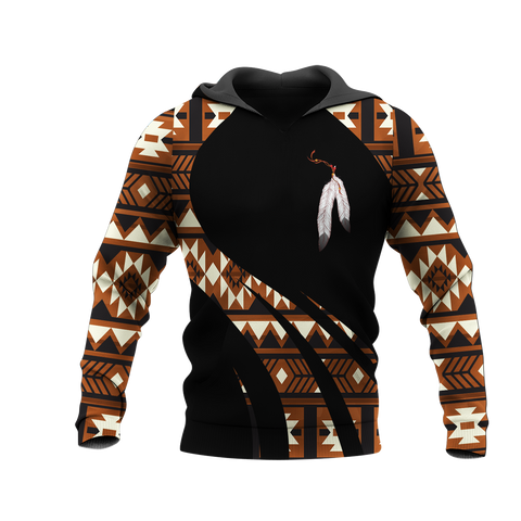 Powwow StoreHD0011688 Pattern Native Pride 3D Hoodie