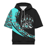 Powwow StoreHD0012355 Pattern Native Pride 3D Short  Hoodie