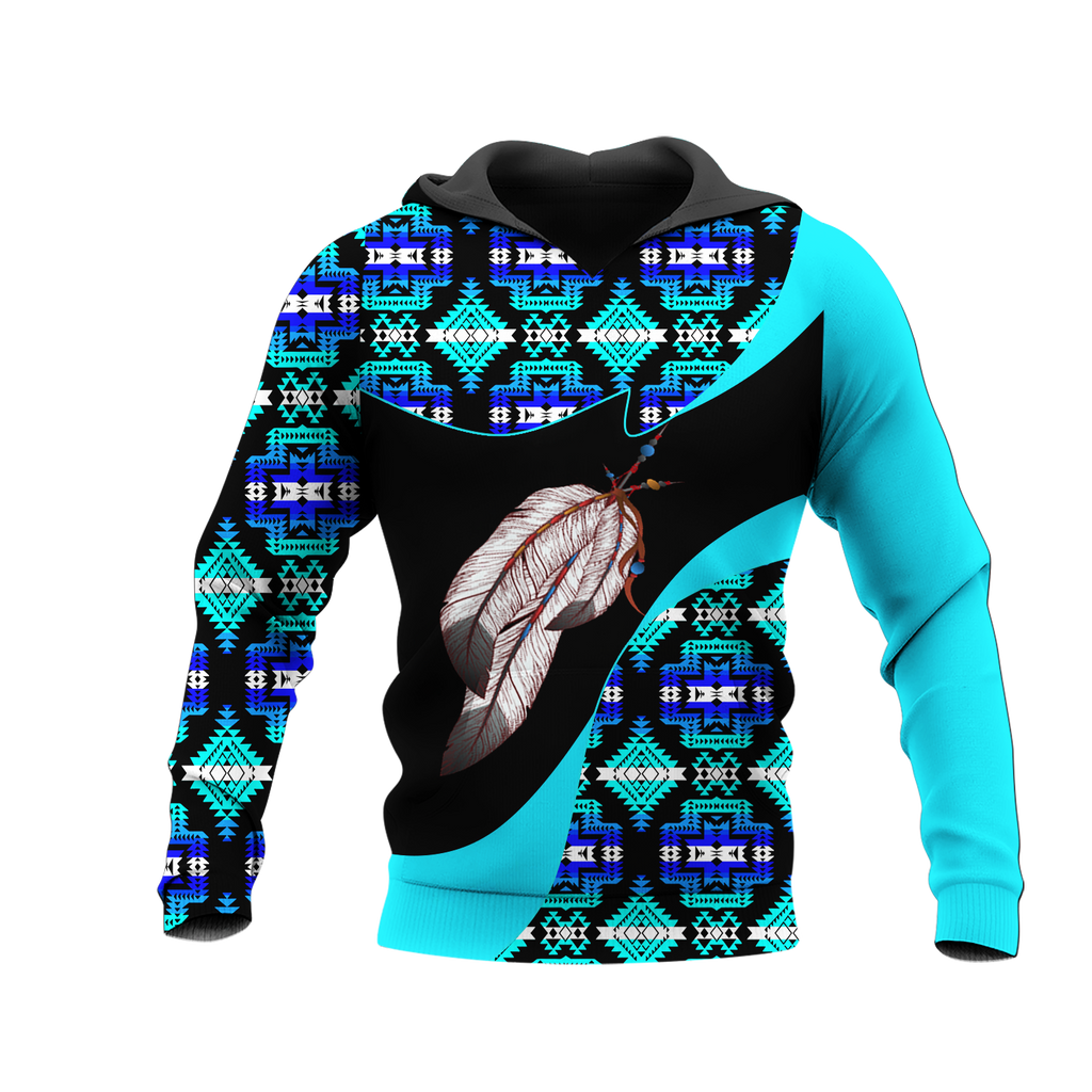 Powwow StoreHD0011987 Pattern Native Pride 3D Hoodie