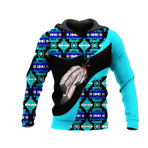 Powwow StoreHD0011987 Pattern Native Pride 3D Hoodie