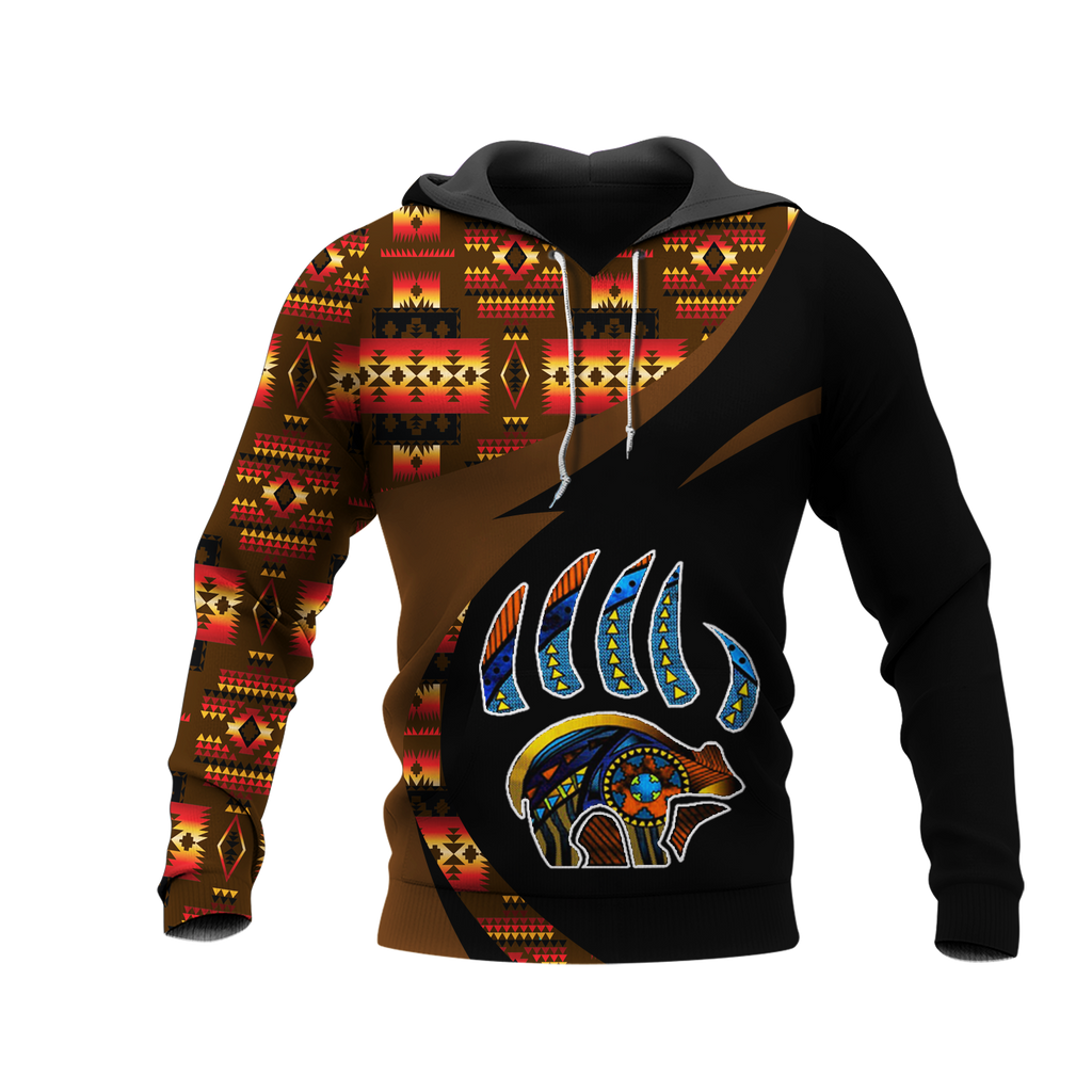 Powwow StoreHD0011269 Pattern Native Pride 3D Hoodie