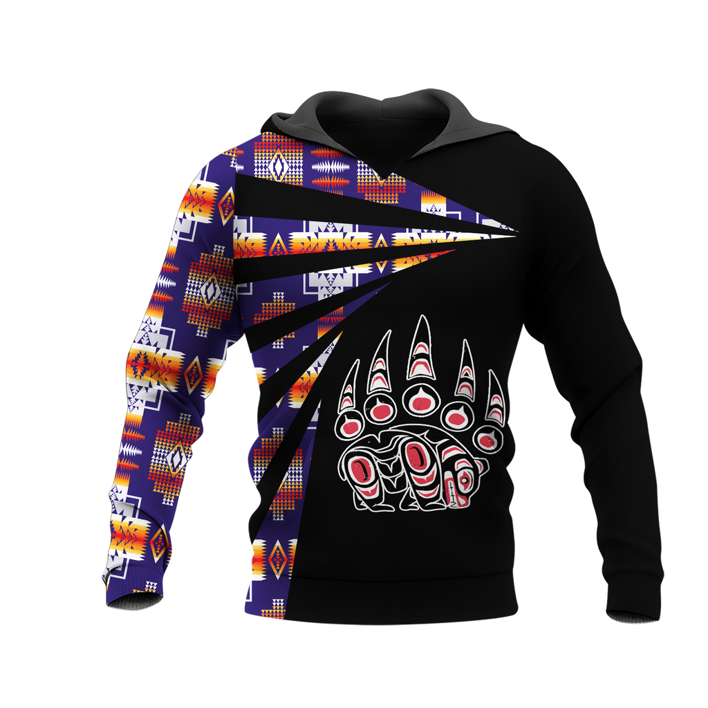 Powwow StoreHD0011886 Pattern Native Pride 3D Hoodie