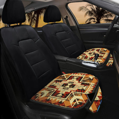 Powwow StoreGBNAT00022  Pattern Tribal Native Car Front Seat Cushion