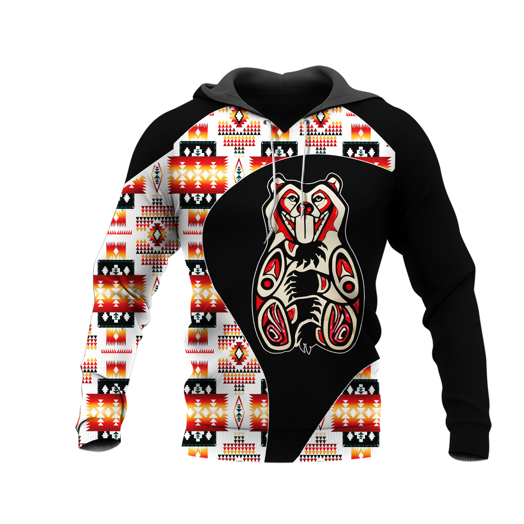 Powwow StoreHD0012465 Pattern Native Pride 3D Hoodie