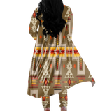 GB-NAT00062-10Tribe Design Native American Cardigan Coat Long Pant Set