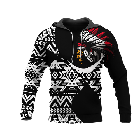 Powwow StoreHD0011469 Pattern Native Pride 3D Hoodie