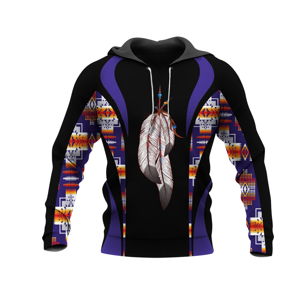 Powwow StoreHD0011540 Pattern Native Pride 3D Hoodie