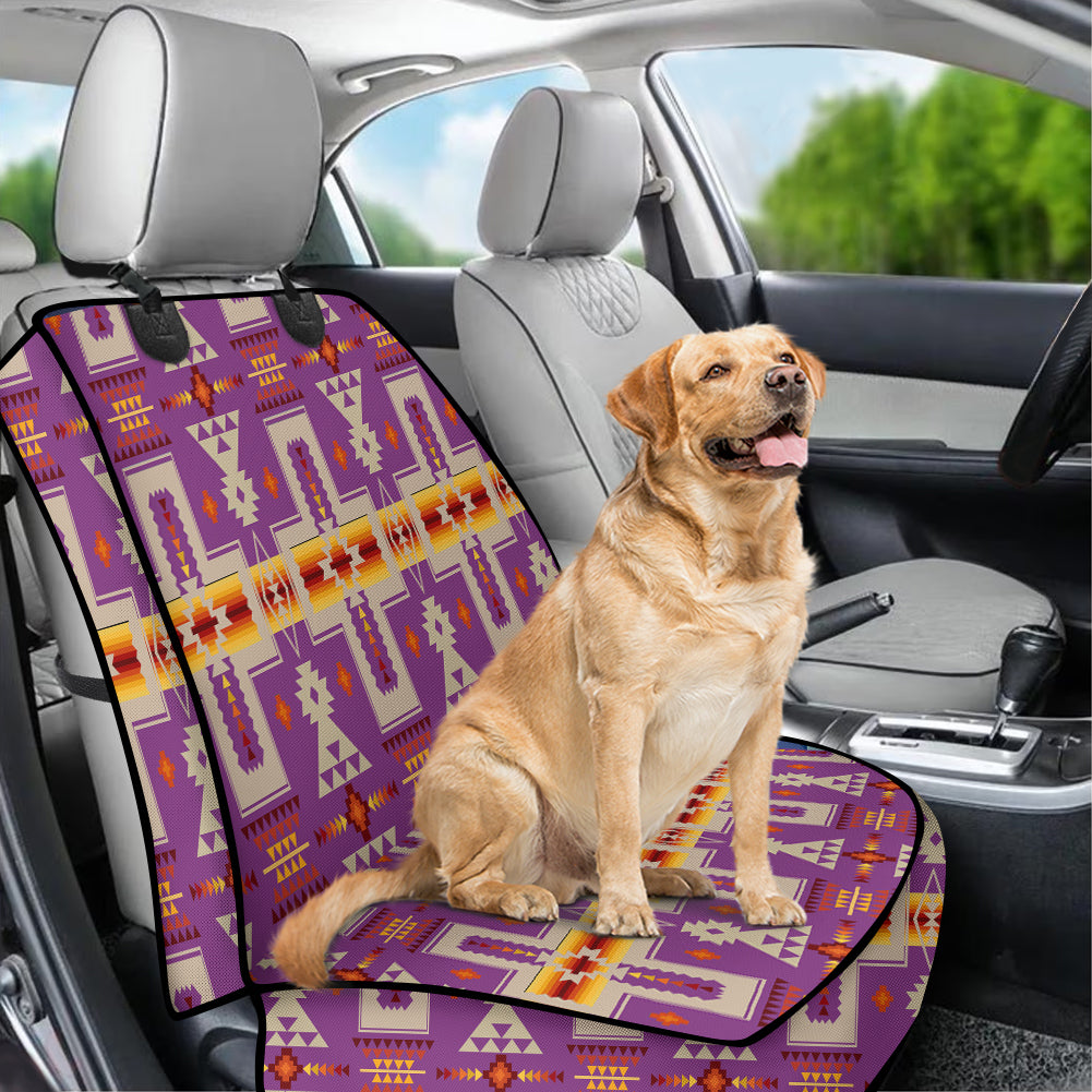 Powwow StoreGBNAT0006207 Pattern Tribal Native Waterproof Car Front Seat Cover for Pet