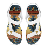 Powwow Storegb nat00057 pattern native american open toes sandals