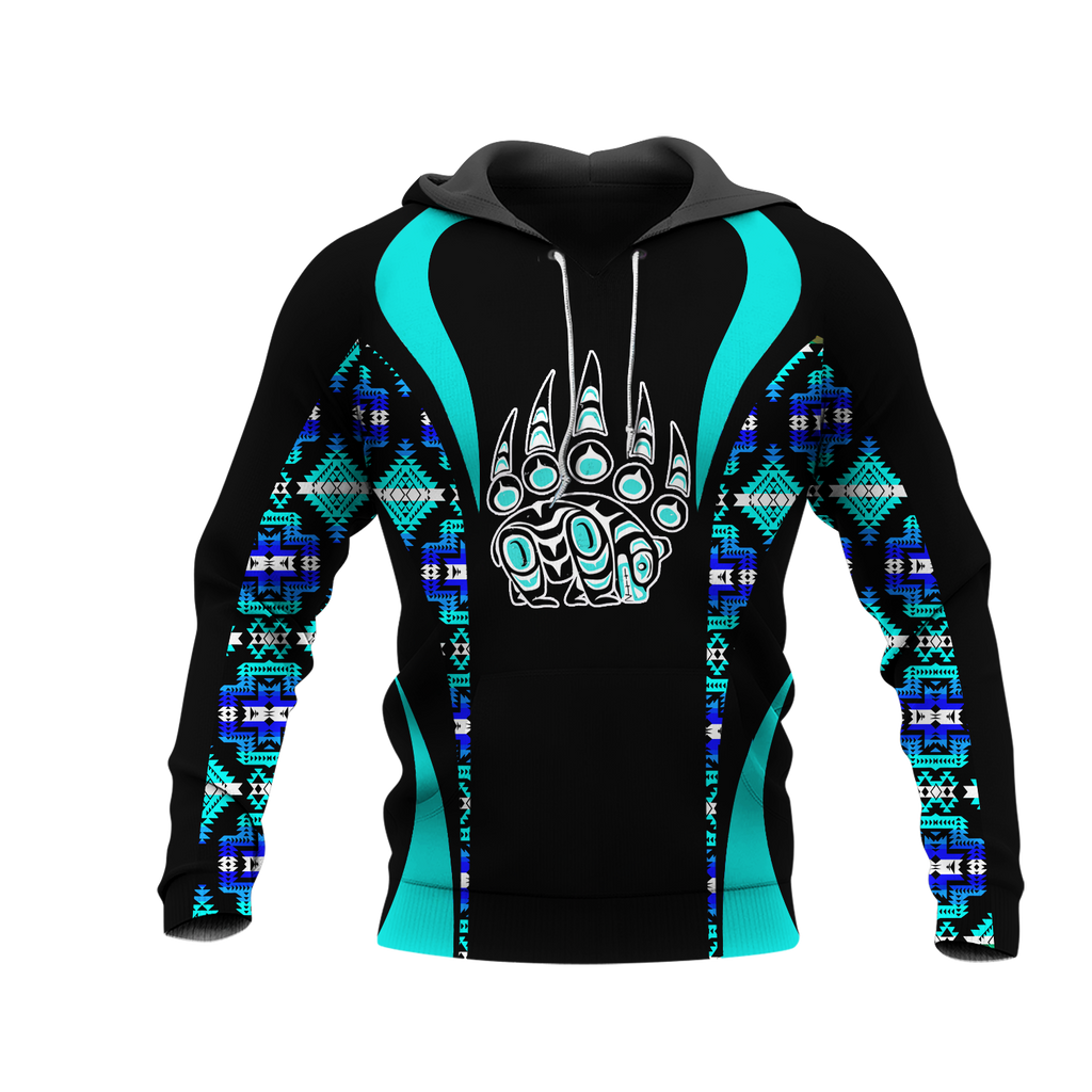 Powwow StoreHD0011577 Pattern Native Pride 3D Hoodie