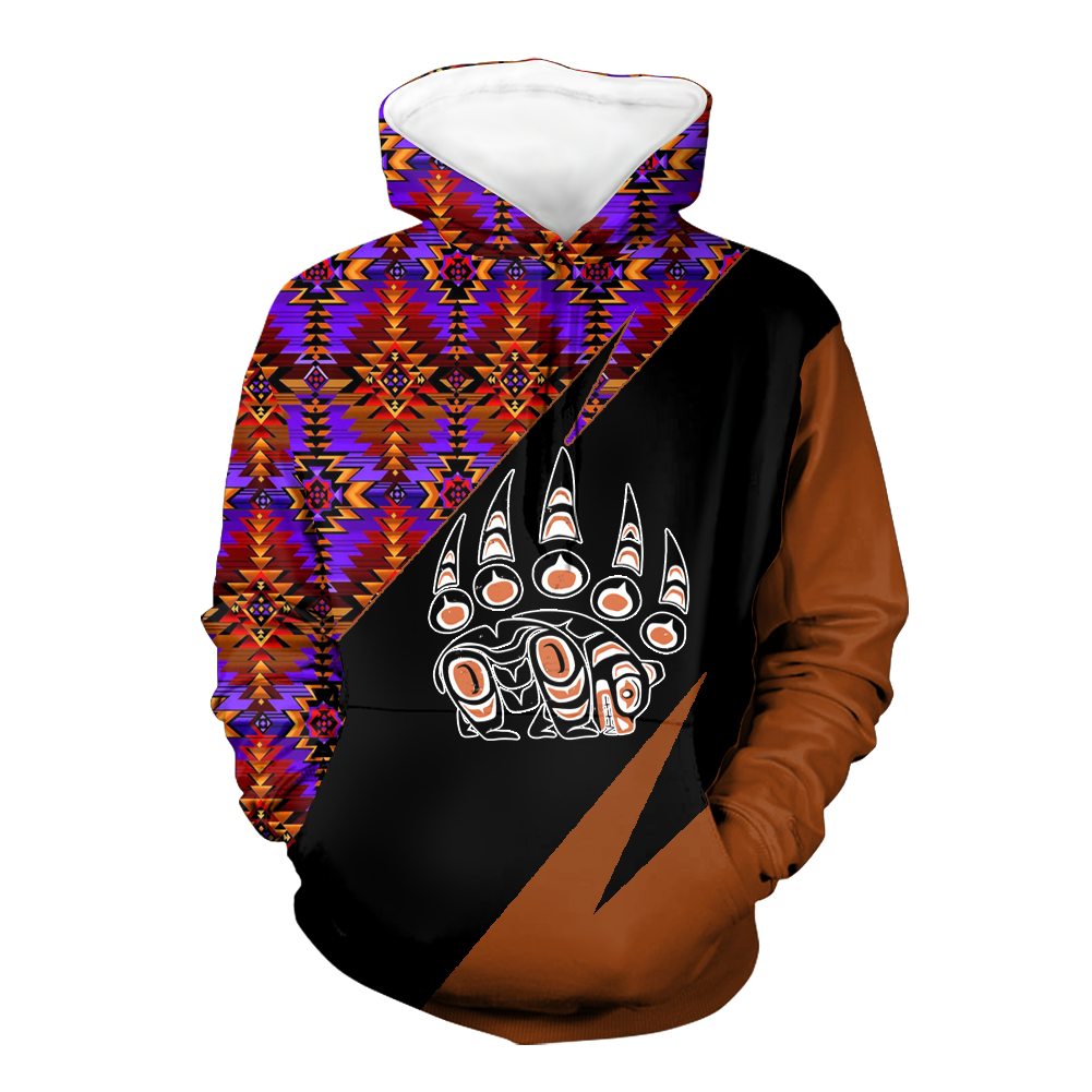 Powwow StoreHD0012177 Pattern Native Pride 3D Hoodie