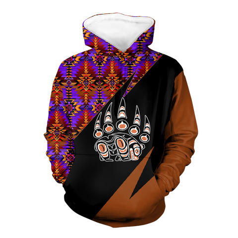 Powwow StoreHD0012177 Pattern Native Pride 3D Hoodie