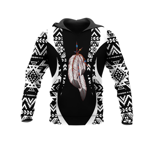 Powwow StoreHD0012193 Pattern Native Pride 3D Hoodie