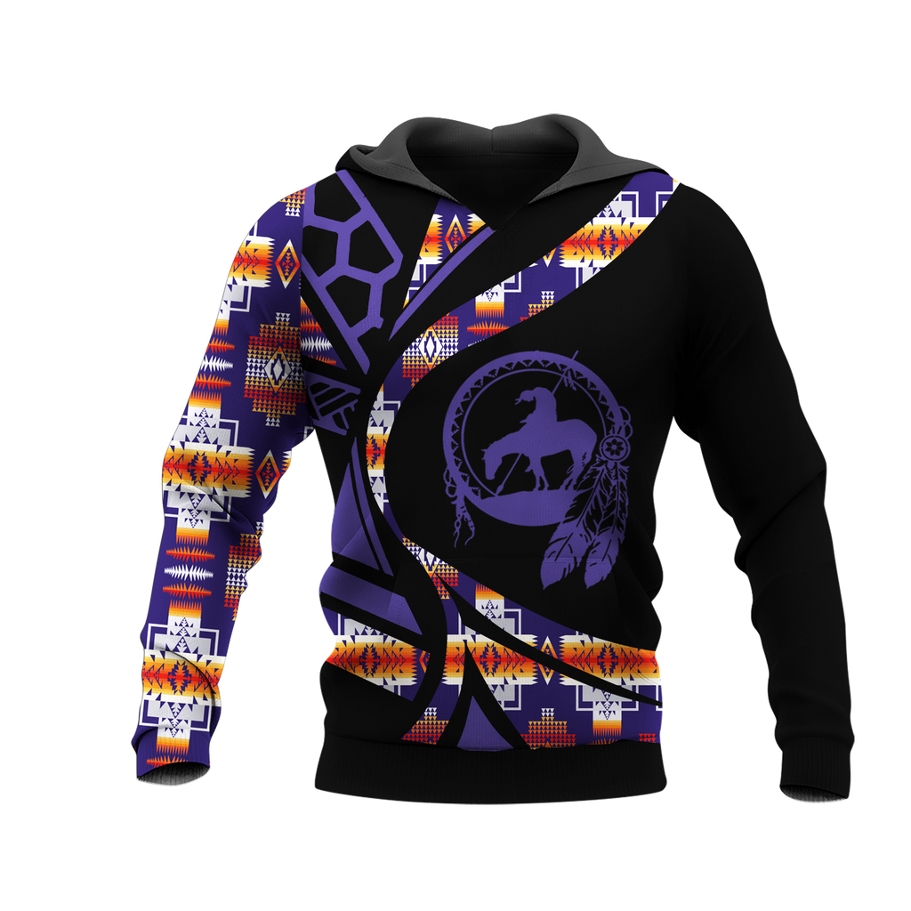 Powwow StoreHD0012426 Pattern Native Pride 3D Hoodie