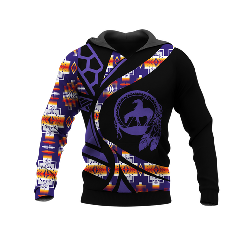 Powwow StoreHD0012426 Pattern Native Pride 3D Hoodie