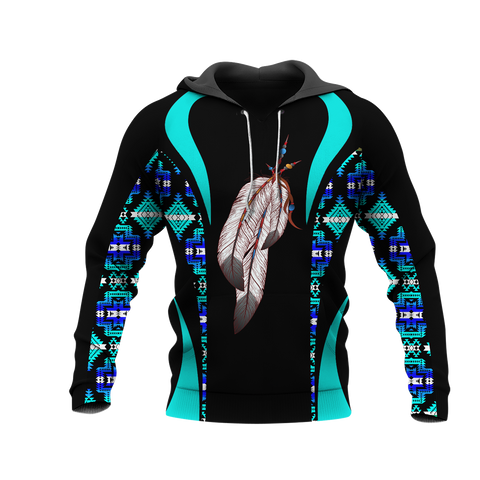 Powwow StoreHD0011578 Pattern Native Pride 3D Hoodie