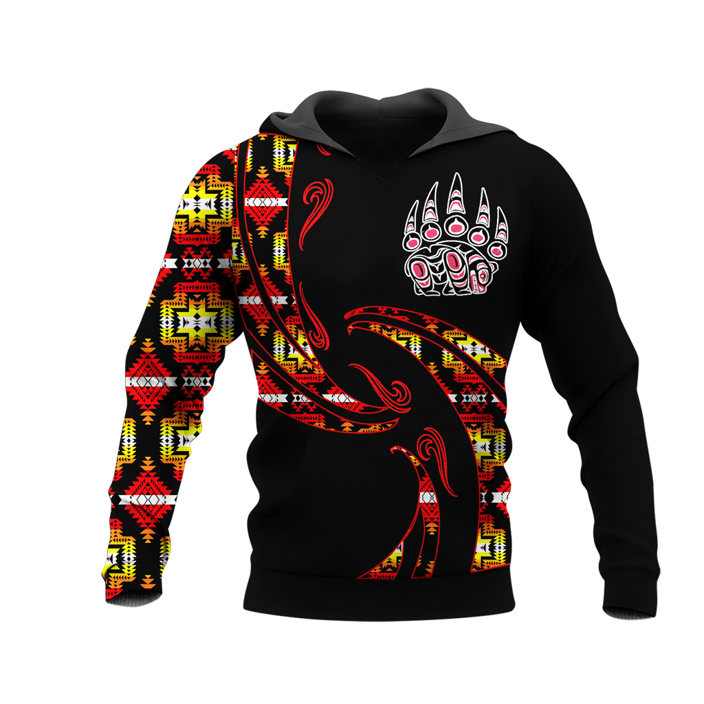 Powwow StoreHD0012397 Pattern Native Pride 3D Hoodie