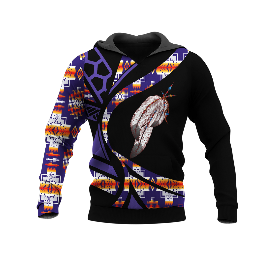 Powwow StoreHD0012427 Pattern Native Pride 3D Hoodie