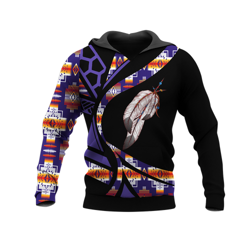 Powwow StoreHD0012427 Pattern Native Pride 3D Hoodie