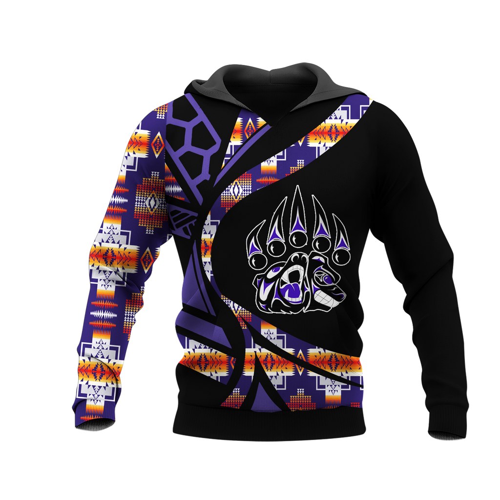 Powwow StoreHD0012428 Pattern Native Pride 3D Hoodie