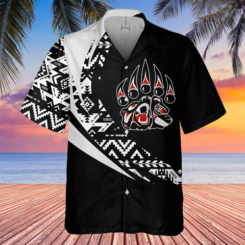 GB-HW000877 Tribe Design Native American Hawaiian Shirt 3D