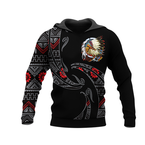 Powwow StoreHD0012399 Pattern Native Pride 3D Hoodie