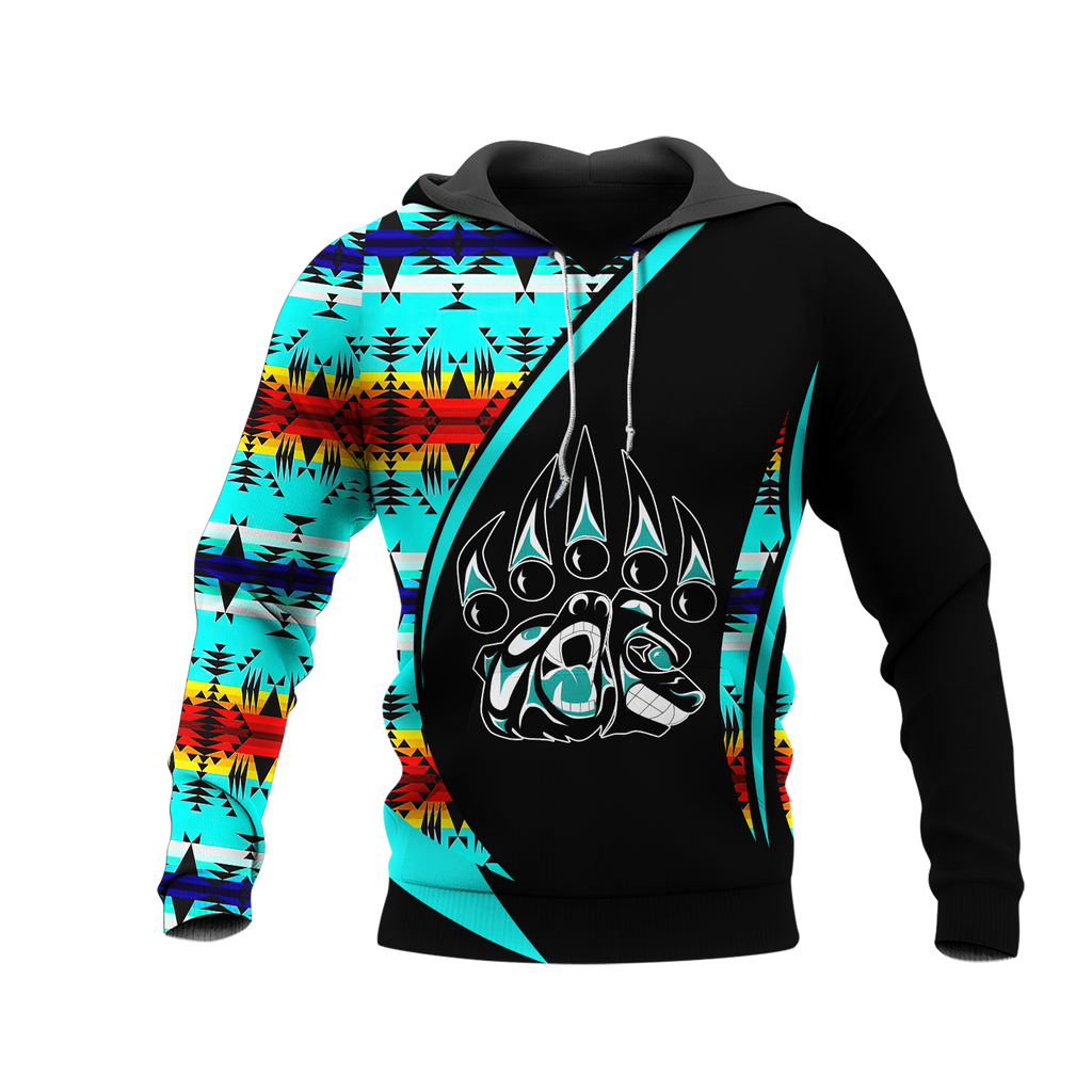 Powwow StoreHD0011881 Pattern Native Pride 3D Hoodie